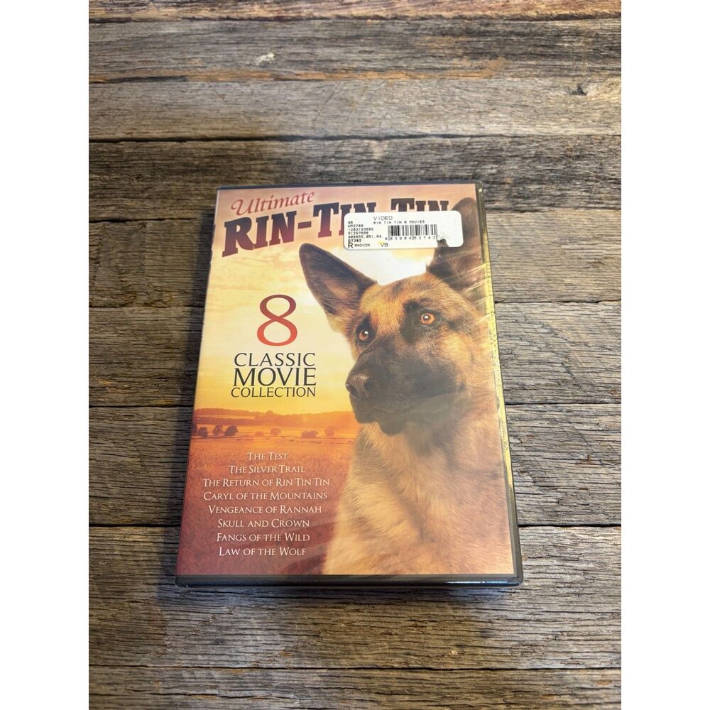 Ultimate Rin-Tin-Tin 8 Classic Movie Collection DVD 2-Disc Set NEW SEALED